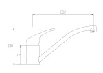 INVENA - Dřezová baterie PEREA BZ-05-001-Q