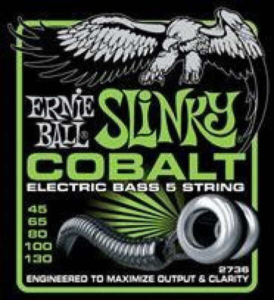 Ernie Ball P02736 Cobalt Bass 5-string Slinky - .045 - .130