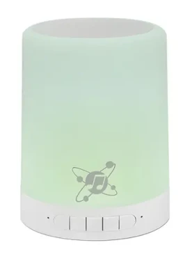 Manhattan Sound Science LED bílá / Bluetooth reproduktor / 3 W / LED podsvícení / microSD / výdrž 5 h (165259)