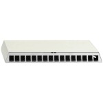 Intellinet 24-Port Cat6a Patchpanel geschirmt 1HE Kabeleinführung 90° abgewinkelt schwarz 24 portů patch panel 483 mm (1