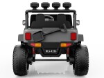 Mamido Elektrické autíčko Buggy BIG FOOT 4x4 šedé 24V | 800W | 60 kg | EVA | LED | 2,4Ghz | ECO kůže
