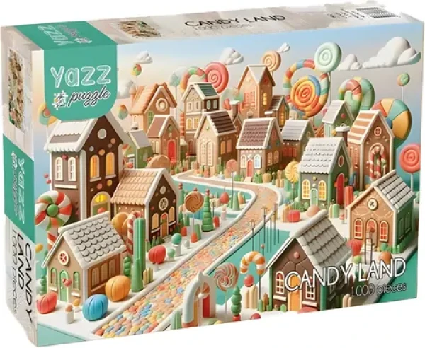 YAZZ Puzzle Země sladkostí