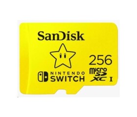SanDisk MicroSDXC karta 256GB for Nintendo Switch (R:100/W:90 MB/s, UHS-I, V30,U3, C10, A1) licensed Product,Super Mario EDF_493254