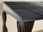 Sojag Portland nástěnná pergola 10x12 288x367x240 cm antracit