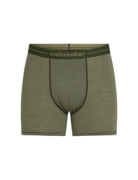 Pánské merino boxerky ICEBREAKER Mens Anatomica Boxers, Lichen/Dark Loden/S velikost: XXL