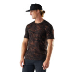 SMARTWOOL Mens Merino Short Sleeve Tee Boxed, Sable Brown Mountain (vzorek) velikost: M