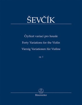Čtyřicet variací pro housle op. 3 - Otakar Ševčík