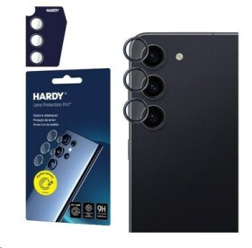 3mk HARDY Lens Protection Pro skla na fotoaparát pro Samsung Galaxy S23/S23+ Black (5903108573344)