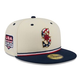 New Era Pánská kšiltovka Seattle Mariners MLB 2026 4th of July USA 250 59FIFTY Fitted Velikost: 7 1/8