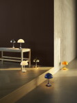 Louis 5744171481 - Louis Poulsen Přenosná lampa Panthella 160 V3 Opal Beige/Chrome, béžová barva, stříbrná barva, plast