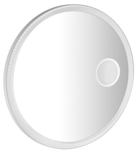 SAPHO - FLOAT kulaté zrcadlo s LED podsvícením ø 90cm, kosm.zrcátko, senzor, 3500-6500K, bílá FT900