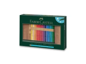 Faber-Castell Akvarelové pastelky v rolovacím pouzdře s příslučenstvím / 30ks (117530)