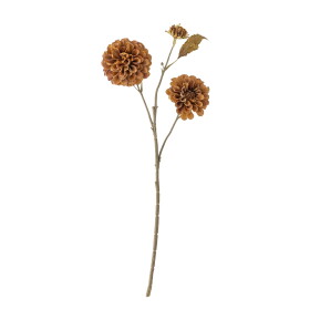 Bloomingville Umělá květina Chrysantemum Orange 66 cm, oranžová barva, plast