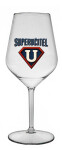 SUPERUČITEL (ZNAK) - čirá nerozbitná sklenice na víno 470 ml