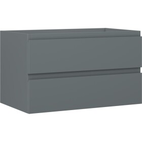 MEXEN/S - Orio koupelnová skříňka pod umyvadlo 80, 2 zásuvky, grafit mat 91A10-08047-2-BFF66