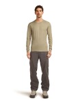 Pánské merino triko s dlouhým rukávem ICEBREAKER Mens 200 Oasis LS Crewe, Flagstone velikost: M