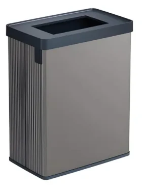 Curver Verto Recycle 54 l šedá / Odpadkový koš / Bez víka / Recyklovaný materiál (261012)