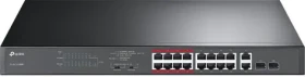 TP-LINK TL-SL1218MP / Switch / 10|100Mbps / 16x GLAN / 2xSFP / PoE+ (TL-SL1218MP)