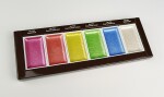 Kuretake, MC20PC/6V, Gansai Tambi, pastelové akvarelové barvy, 6 odstínů, Pearl colors