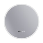 Erga Deam, kulaté LED zrcadlo 70cm, 3 barvy světla, přední osvětlení, vyhřívací podložka proti zapaření, ERG-V01-Deam-7070-CL ERG-V01-DEAM-7070-CL