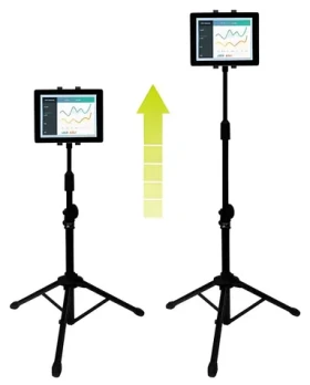StarTech stojan na tablet černý / Stojan na tablet / podlahový / úhel náklonu 0–280° / rotace 360° / do 7,8" (STNDTBLT1A5T)