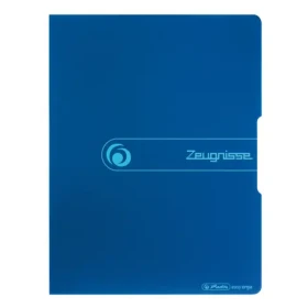 Herlitz Desky A4 / 20 průhledných obalů / modrá (11208360)