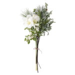Bloomingville Umělá kytice Kristin Bouquet White 105 cm, růžová barva, bílá barva, multi barva, plast