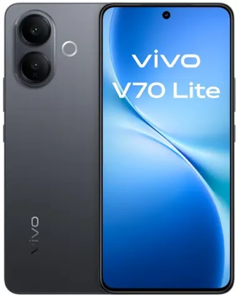 Vivo V70 Lite 5G černá / Telefon / 6,77" AMOLED / Dimensity 7400-Turbo / 6GB / 256GB / 50 MP (5674786)