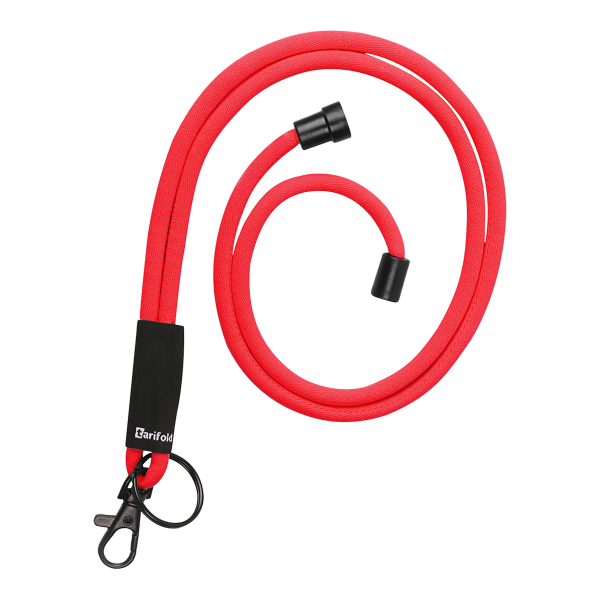 Djois šňůrka na jmenovky s bezpečnostním uzávěrem, červená, 10 ks