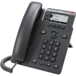 Cisco IP Phone 6841 černá / Telefon VoIP / 396x162px displej / SIP / RTCP / SRTP / s adaptérem (CP-6841-3PW-CE-K9=)