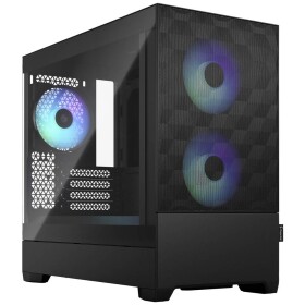 Fractal Design Pop Mini Air RGB Clear Tint černá / mATX / 2x USB 3.2 / 3x 120mm / bez zdroje / průhledná bočnice (FD-C-POR1M-06)