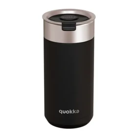 Quokka Boost Coffee Tumbler 400ml Carbon Black / Termohrnek se sítkem / nerezová ocel (8412497400775)