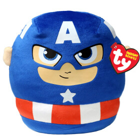 Ty Squishy Beanies Marvel CAPTAIN AMERICA, 30 cm (1)