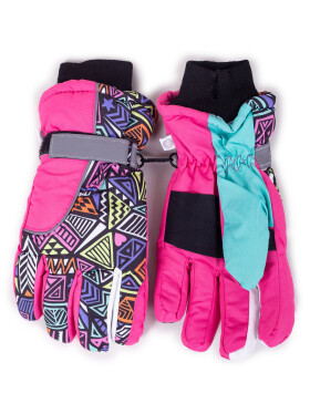Dětské zimní lyžařské rukavice Yoclub REN-0247G-A150 Multicolour 16