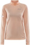 Běžecké tričko CRAFT ADV SubZ Wool LS 2 - růžové Velikost textilu: XS