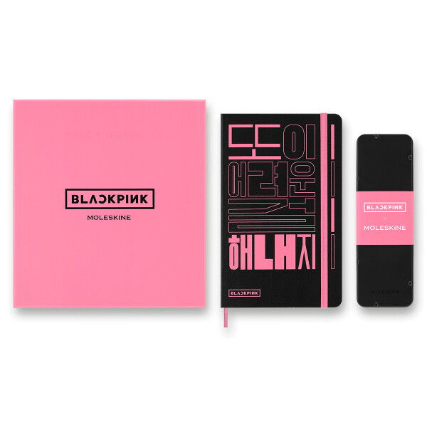 Sada Moleskine Blackpink - skicář a pastelky