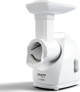 Smapp 490.81 bílá / Mlýnek na maso / 2200 W / 2,7 kg/min / 3 síta (490.81 BIAŁA)