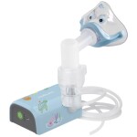 Medisana IN 600 inhalátor / akumulátor / zásobník účinné látky 6 ml / 0.25 ml-min / pouzdro / příslušenství (54542)