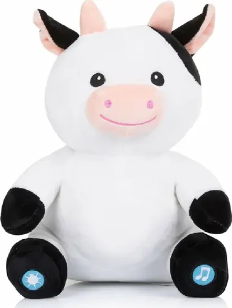 CHIPOLINO Plyšová Kravička se světýlky a hudbou