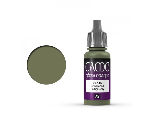 Vallejo Game Color 72145 Heavy Grey 18 ml