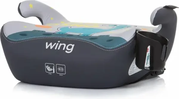 CHIPOLINO Wing i-Size 125-150cm Isofix Space Dino / Podsedák / 125 - 150 cm (160714)
