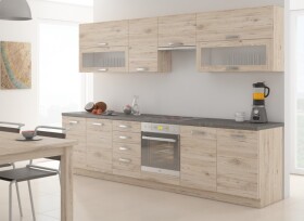 Kuchyňská linka 260 cm Bordeaux 1