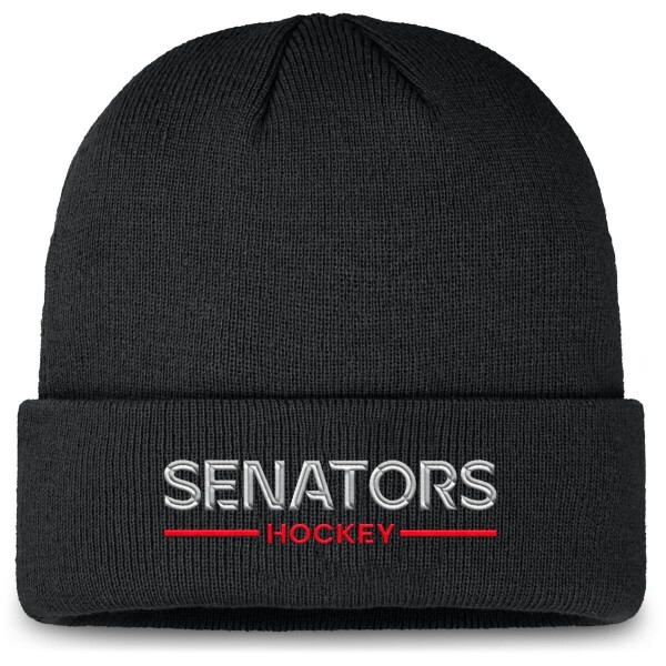 Fanatics Pánská zimní čepice Ottawa Senators NHL Authentic Pro A/Cap Cuffed Beanie