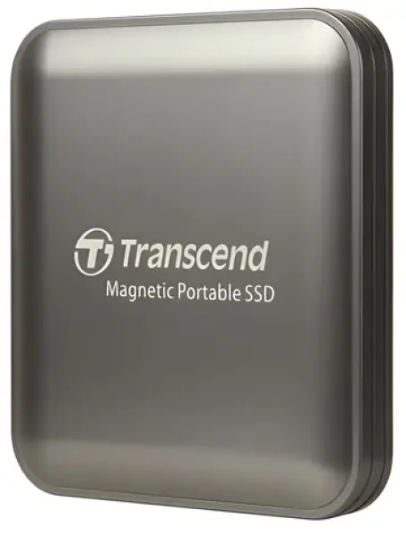 Transcend ESD420C 1TB šedá / Externí SSD disk / USB 20Gbps Type C / 2000MB/R / 2000MB/W / Magsafe (TS1TESD420C)