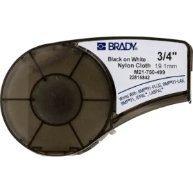 BRADY BMP21 Series označovací páska / černobílá/ 4.9m x 19mm / odolná / pro BMP21, LABPAL a IDPAL (M21-750-499)