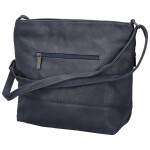 Stylová dámská koženková crossbody kabelka Olbba, tmavě modrá