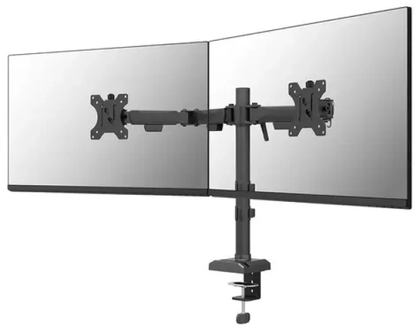 Neomounts DS60-600BL2 černá / držák pro dva monitory na stůl / velikost 10-32" / nosnost 16 kg (DS60-600BL2)