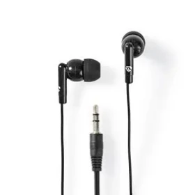 Nedis HPWD1000BK černá / sluchátka s mikrofonem / 3.5mm jack / 1.2m / ovládání hlasitosti (HPWD1000BK)