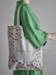 Bloomingville Plátěná vánoční taška Yule, multi barva, textil