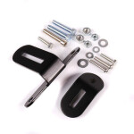 Harley-Davidson Road King Custom 05-07, opěrka řidiče, diamant, černá